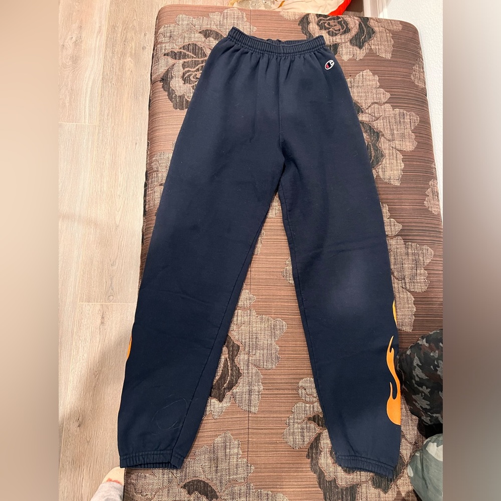 KYLIE x Champion Navy Flame Sweatpants